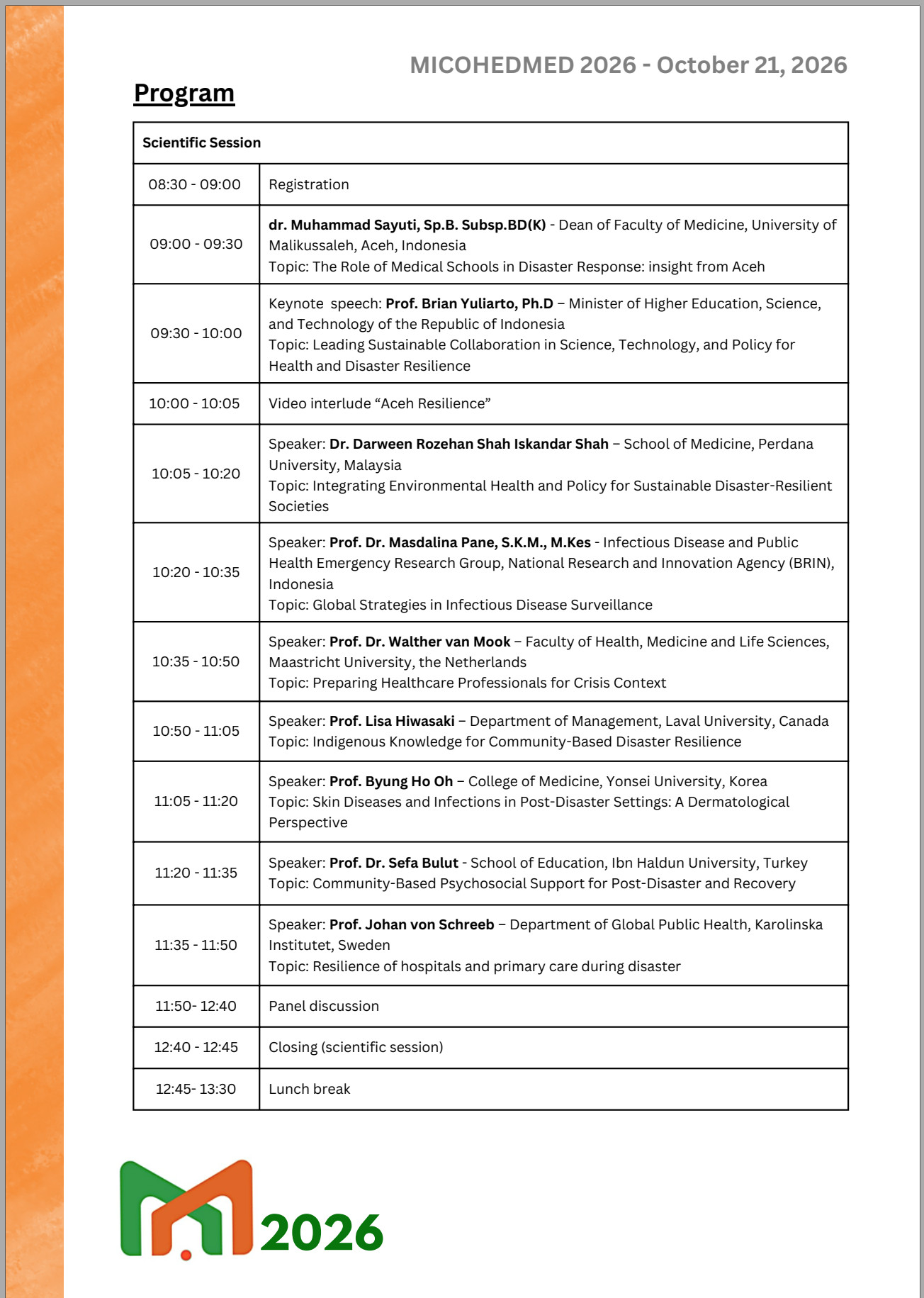 Agenda 1